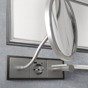 qles Kosmetikspiegel und qles Regalhalter