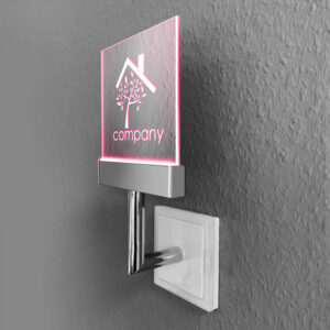 Licht_Board_frontal_perpektive_rot_text