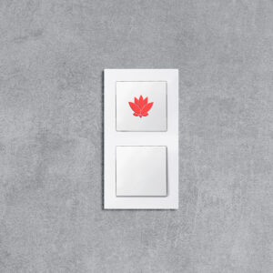 Symbollicht_Lotus_rot_frontal_2er_System_M_weiß