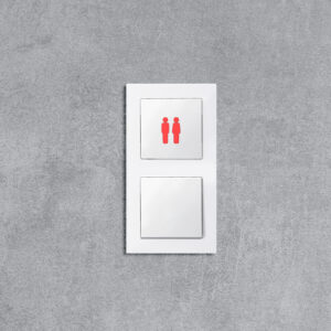 Symbollicht_WC_rot_frontal_2er_System_M_weiß