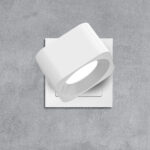 Wandleuchte_Akku_eckig_weiß_System_M_frontal_licht_aus